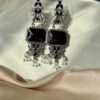 Drop Elegance — Long Oxidised Earrings